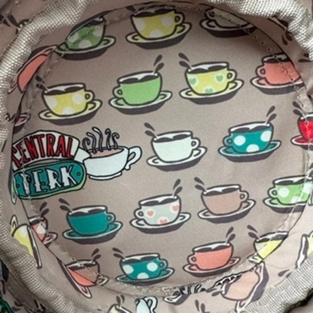 Loungefly Friends Central Perk To Go Coffee Cup Crossbody Purse Bag WB NWT Gift - Picture 9 of 11